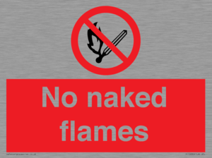 No naked flames